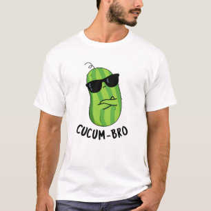 Cucum-bro Funny Veggie Cucumber Pun T-Shirt