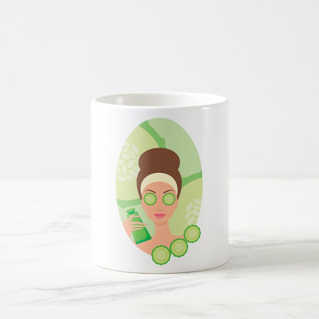 Cucumber Facial Kaffeetasse (Von Creator hochgeladen)