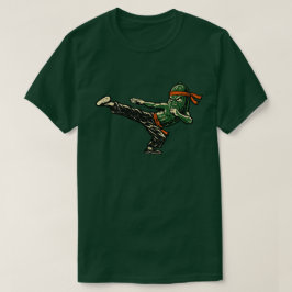Cucumber JKD Fighter — Vintage Retro Martial Arts  T-Shirt