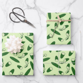 Cucumber Muster Geschenkpapier Set