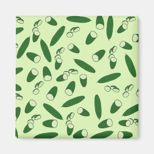 Cucumber Muster Magnet