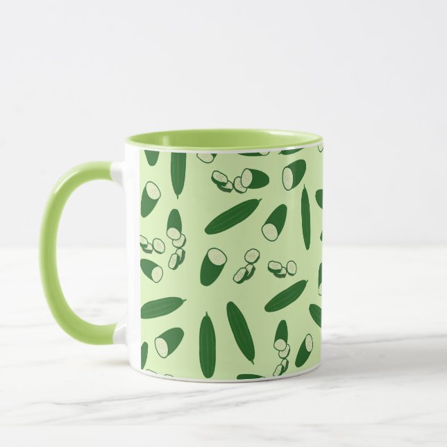Cucumber Muster Tasse (Links)
