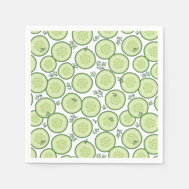 Cucumber Salat Serviette (Vorderseite)