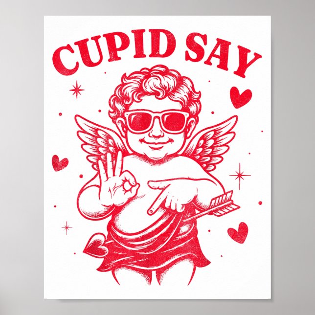 Cud Says 67 Meme For Kids Women Men Boys Girls Val Poster (Vorne)