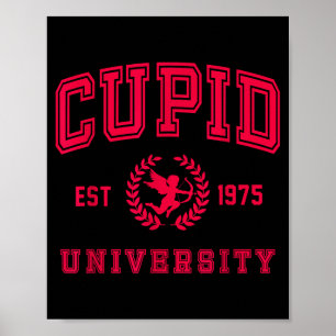 Cud Universität Süßer Cherub Valentinstag Wappen  Poster