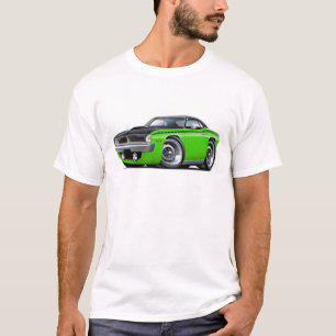 Cuda AARE Limon-Schwarzes Spitzenauto 1970 T-Shirt