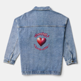  Cuddle Alert – Art with Heart! Jeansjacke