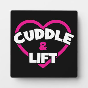 Cuddle and Lift - Funny Novelty Weight Lifting Gym Fotoplatte