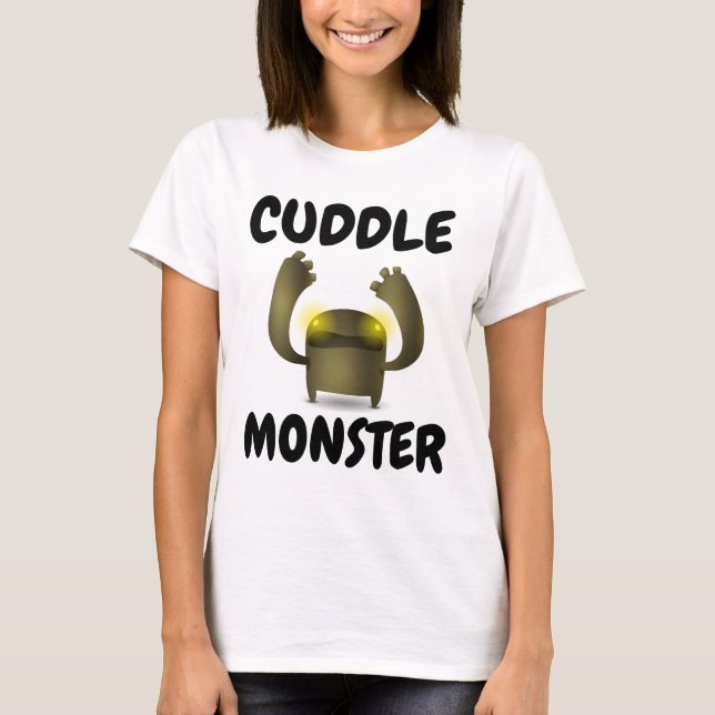 Cuddle Monster, lustige T - Shirt (Vorderseite)