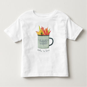 Cuddle Weather Watercolor Herbstlaube Herbst Kleinkind T-shirt