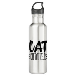 Cuddler Happy Cuddler Aesthetic Cat Pictures Edelstahlflasche