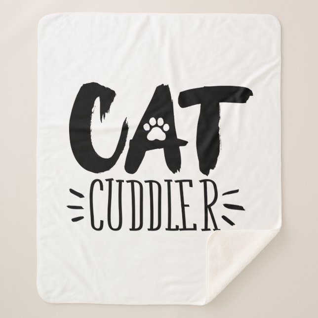 Cuddler Happy Cuddler Aesthetic Cat Pictures Sherpadecke (Vorderseite)