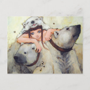 Cuddles eines Powers Monger Postkarte