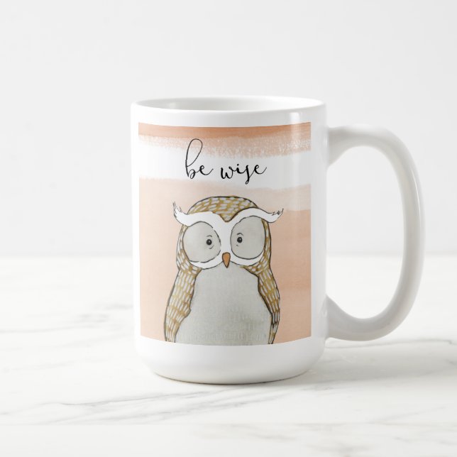 Cuddlies Owl | Sei weise Kaffeetasse (Rechts)