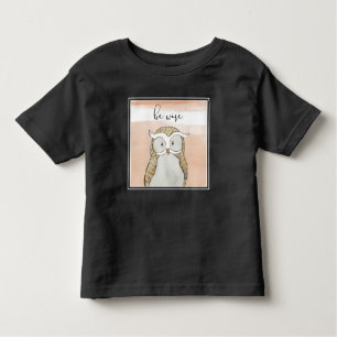 Cuddlies Owl Sei weise Kleinkind T-shirt