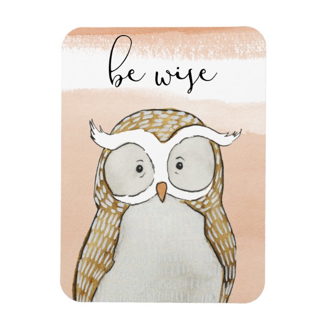 Cuddlies Owl | Sei weise Magnet (Vertikal)