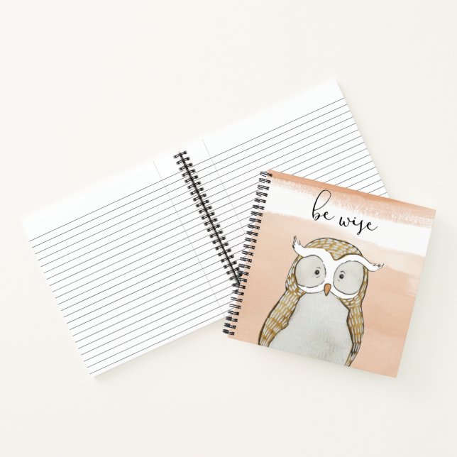 Cuddlies Owl | Sei weise Notizbuch (Innenseite)
