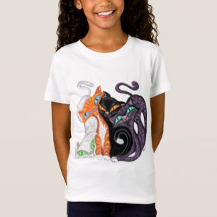 Cuddling Cats Kids T - Shirt - Hugs