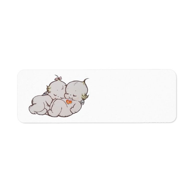 Cuddling Kewpies Address Labels (Vorne)