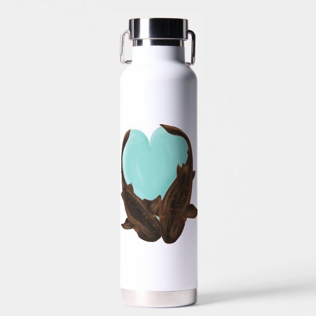 Cuddling Nurse Sharks Trinkflasche (Vorne)