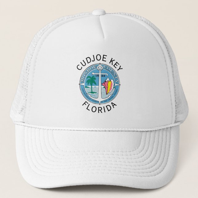 Cudjoe Key - Florida Keys Truckerkappe (Vorderseite)