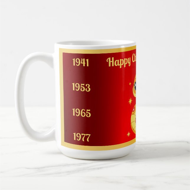 Cudly Baby Schlange Chinesisch Neujahr Kaffee Tass Kaffeetasse (Links)