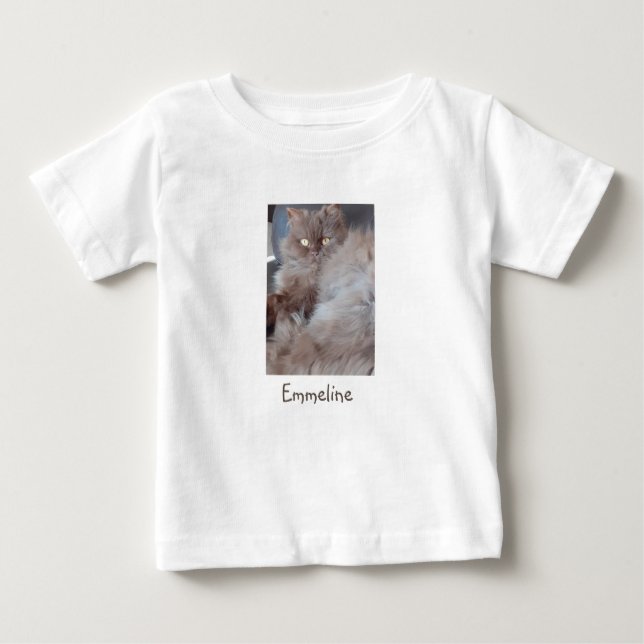Cudly Cat Baby T-shirt (Vorderseite)
