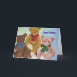 "Cudly Friends", zum Geburtstag ein Glückwunsch Karte<br><div class="desc">Ein originelles Acrylgemälde mit dem Titel "Cudded Friends" von South Side Savvys Künstlerin: Melissa Schaub wird auf der Vorderseite dieser Grußkarte abgebildet. Ihr weiteres Kunstwerk ist unter http://www.southsidesavvy.com zu finden.</div>