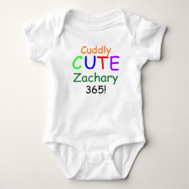 Cudly Niedlich 365 Säugling Shirt Personalize NAME