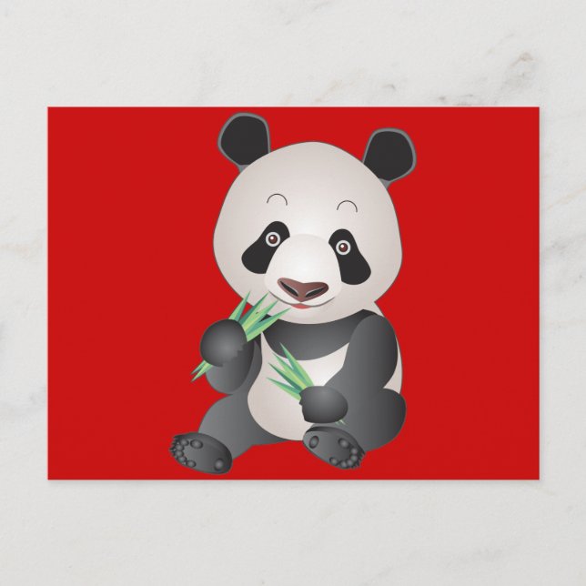 Cudly Panda Postkarte (Vorderseite)