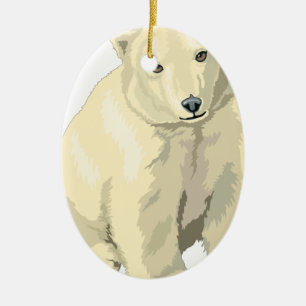 Cudly Polar Bär Keramikornament