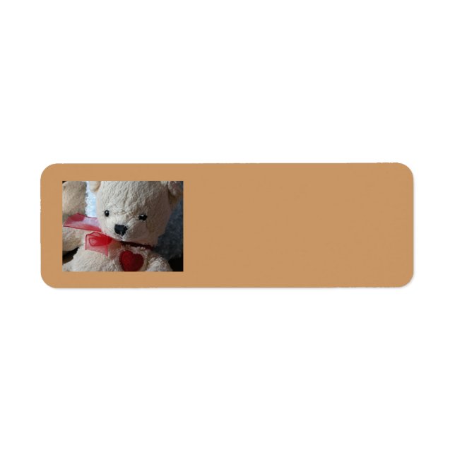 Cudly Teddy Bear - Rücksendetikett (Vorne)