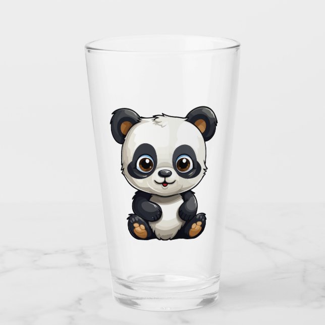 Cue Panda Glas (Vorderseite)