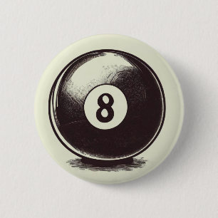 Cue-t-Aight-Ball Button
