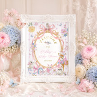 Cue Waldtiere Mädchen Baby Shower Willkommen