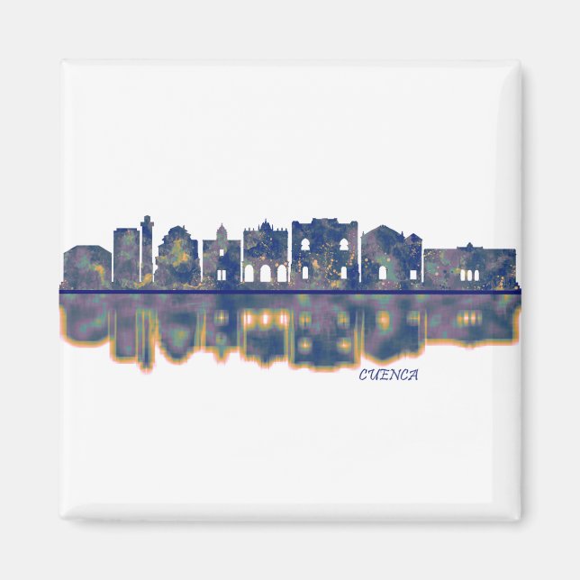 Cuenca Skyline Magnet (Vorne)