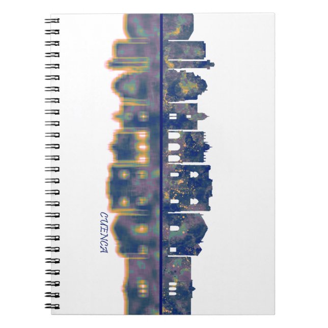 Cuenca Skyline Notizblock (Vorderseite)
