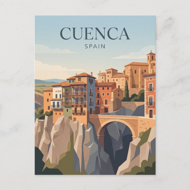 Cuenca Spanien Postkarte (Vorderseite)