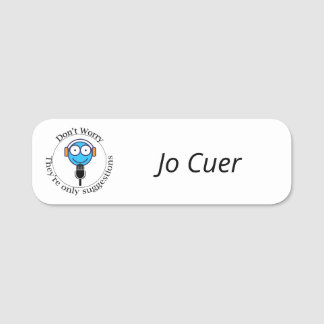 Cuer Name Badge (They're only suggestions) Namensschild