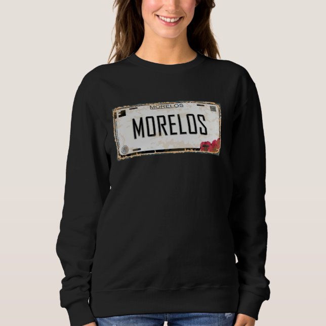Cuernavaca Morelos México Lizenzschild Ästhetik Sweatshirt (Vorderseite)