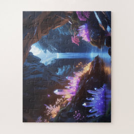 Cueva de Cristal con Cascada Mágica Puzzle