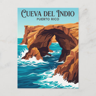 Cueva del Indio Puerto Rico Postkarte