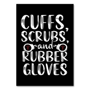 Cuffs Correctional Nurse RN Prison Nursing Medical Tischnummer