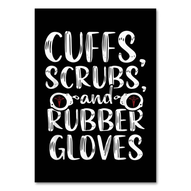 Cuffs Correctional Nurse RN Prison Nursing Medical Tischnummer (Vorderseite)