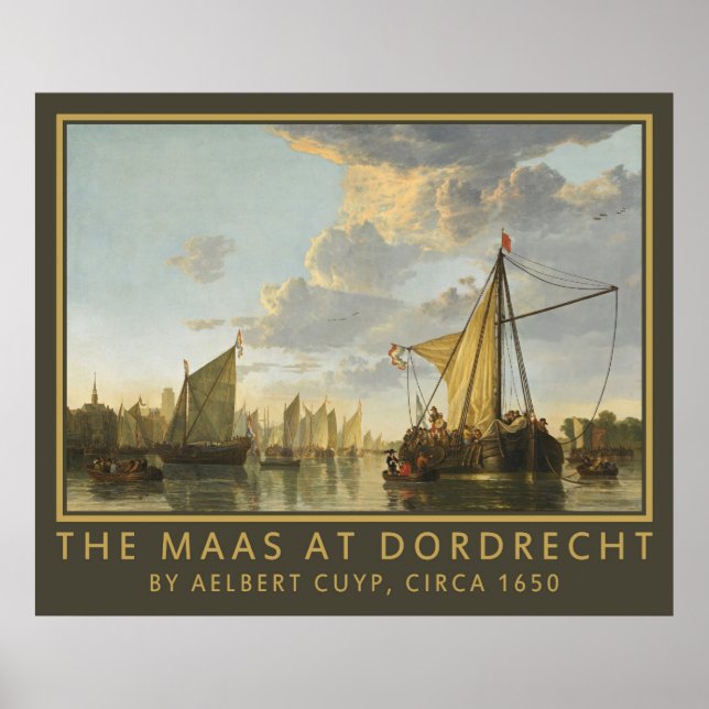 Cuians Kunstposter "The Maas" Poster (Vorne)