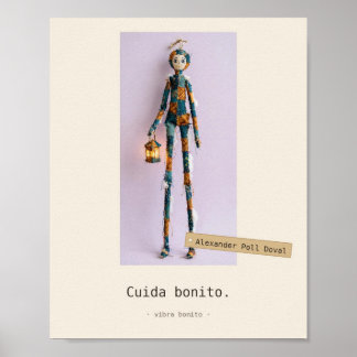 Cuida bonito — Stoffspielzeug Poster