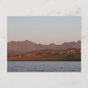 Cuillin-Gebirge Dramatische Landschaft Keltische K Feiertagspostkarte