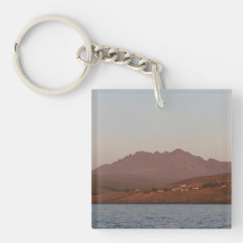 Cuillin Hills in Red Sunset Skye Schlüsselanhänger