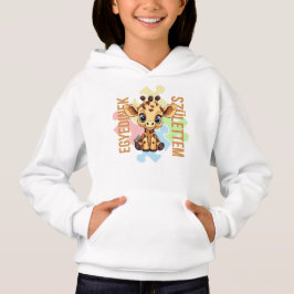 Cuki affirmációk | SNI Zsiráf | Egyedinek Hoodie