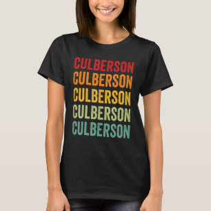 Culberson Landkreis Texas Rainbow Text Design T-Shirt